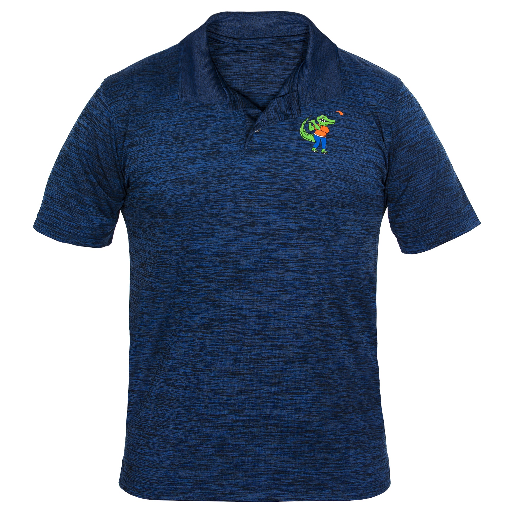 Swinging gator polo shirt